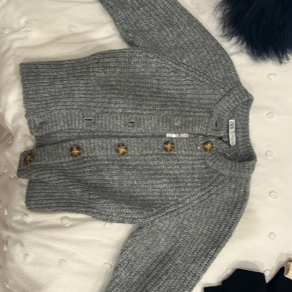 Women’s Grey Knitted Zara cardigan